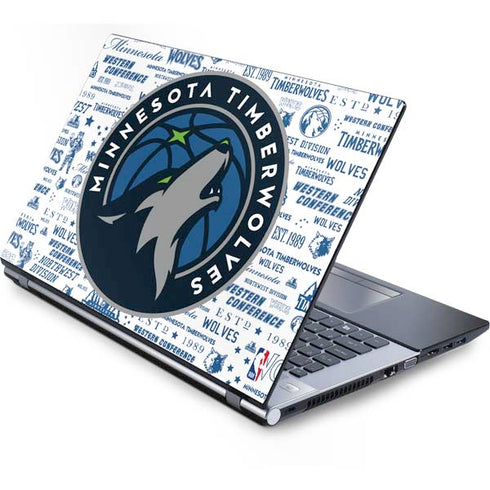 NBA Minnesota Timberwolves Historic Blast Generic Laptop Skin