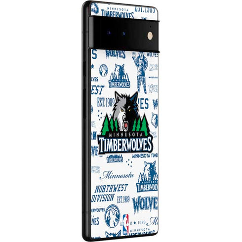 NBA Minnesota Timberwolves Historic Blast Google Pixel 6 Pro Skin