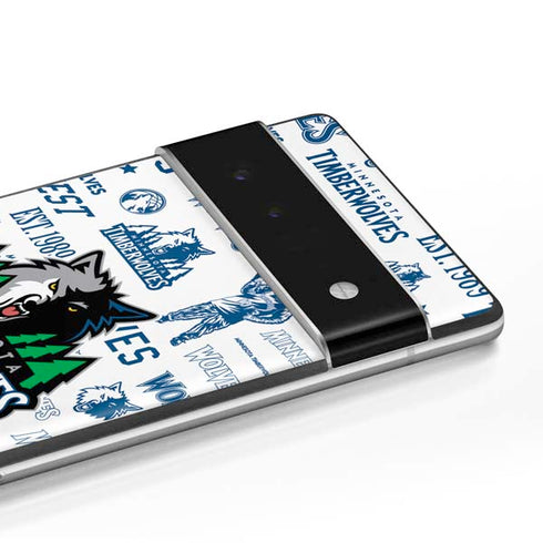 NBA Minnesota Timberwolves Historic Blast Google Pixel 6 Pro Skin