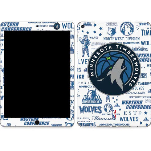 NBA Minnesota Timberwolves Historic Blast iPad Skins