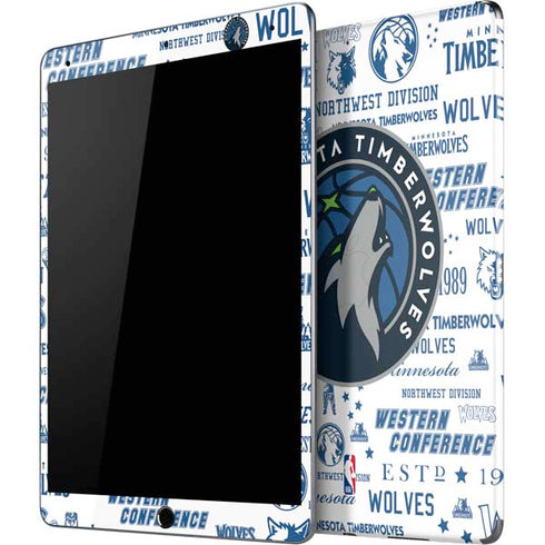 NBA Minnesota Timberwolves Historic Blast iPad Skins