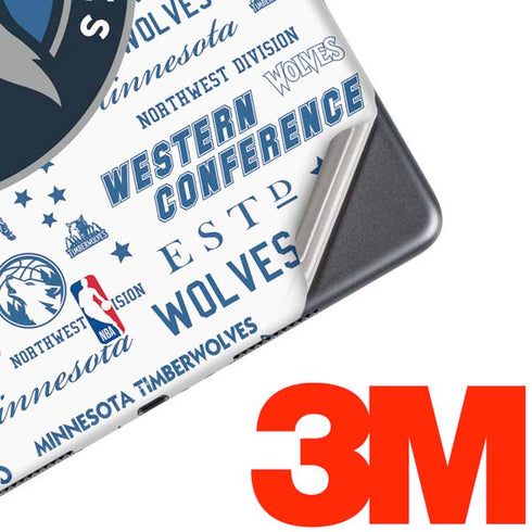 NBA Minnesota Timberwolves Historic Blast iPad Skins
