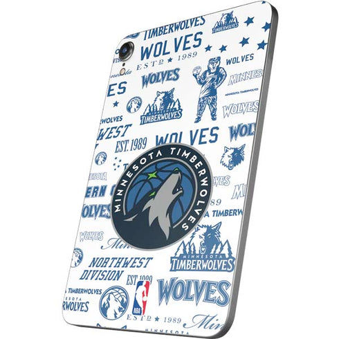 NBA Minnesota Timberwolves Historic Blast Apple iPad Mini Skin