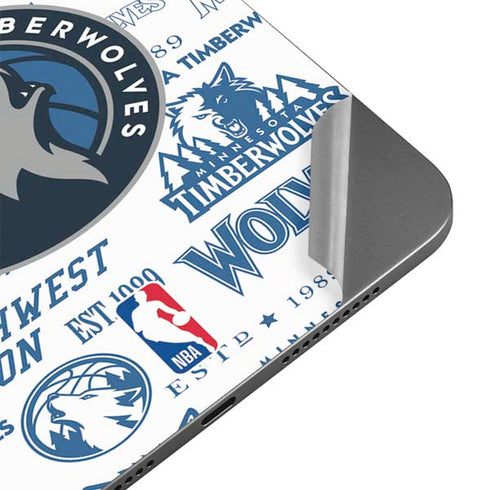 NBA Minnesota Timberwolves Historic Blast Apple iPad Mini Skin