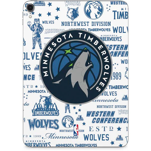 NBA Minnesota Timberwolves Historic Blast Apple iPad Pro Skin