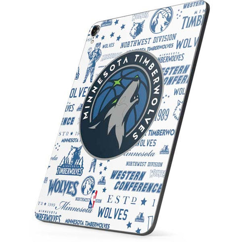 NBA Minnesota Timberwolves Historic Blast Apple iPad Pro Skin