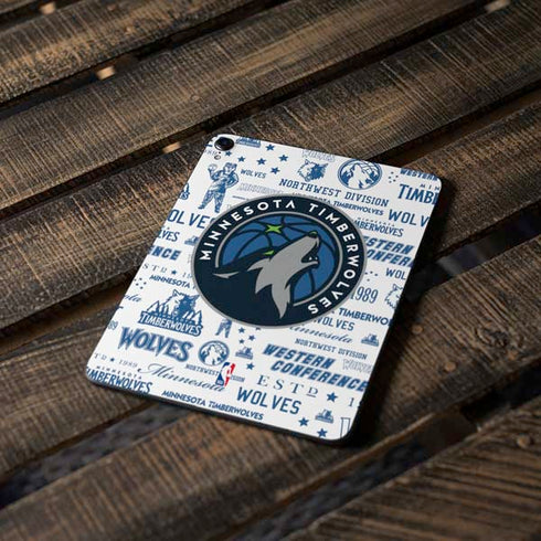 NBA Minnesota Timberwolves Historic Blast Apple iPad Pro Skin
