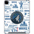 NBA Minnesota Timberwolves Historic Blast iPad Pro 12.9in (2020) Clear Case