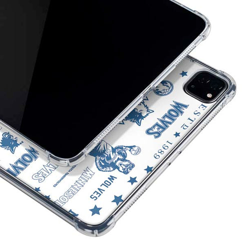 NBA Minnesota Timberwolves Historic Blast iPad Pro 12.9in (2020) Clear Case