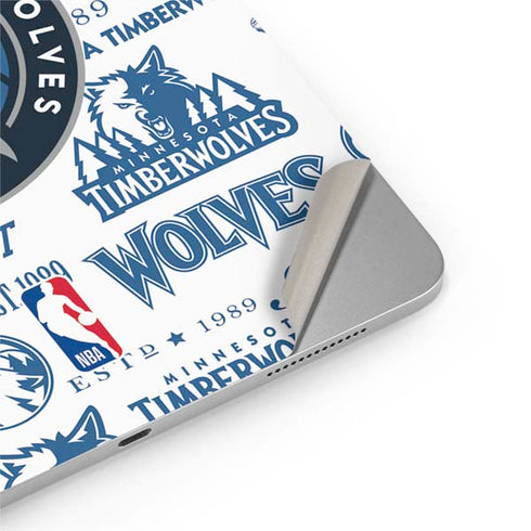 NBA Minnesota Timberwolves Historic Blast iPad Pro 13in M4 (2024) Skin