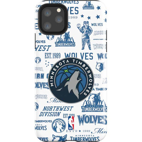 NBA Minnesota Timberwolves Historic Blast iPhone Cases