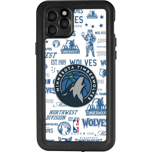 NBA Minnesota Timberwolves Historic Blast iPhone 11 Pro Max Waterproof Case