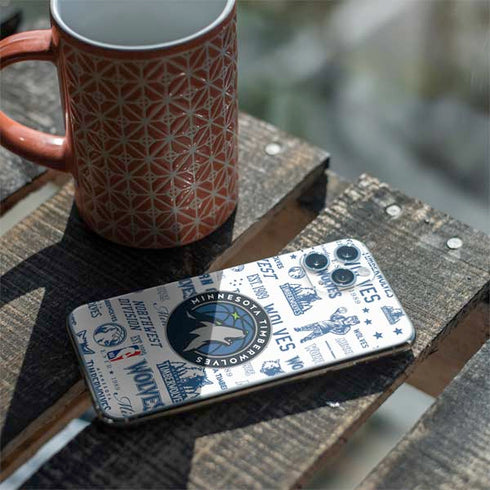 NBA Minnesota Timberwolves Historic Blast iPhone 11 Pro Skin