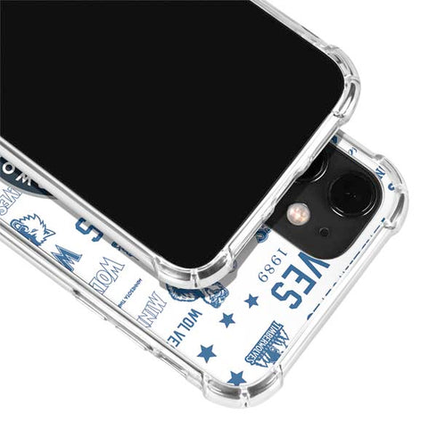 NBA Minnesota Timberwolves Historic Blast iPhone 12 Clear Case