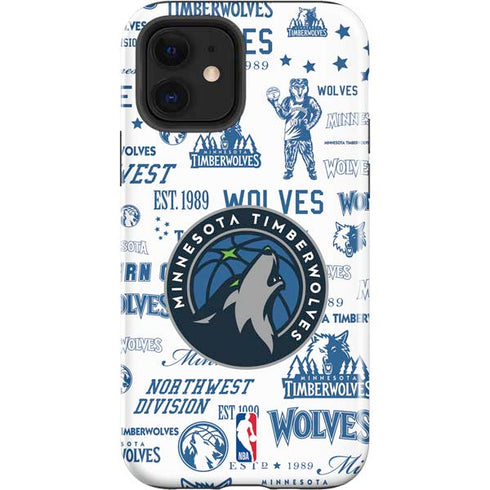 NBA Minnesota Timberwolves Historic Blast iPhone 12 Impact Case