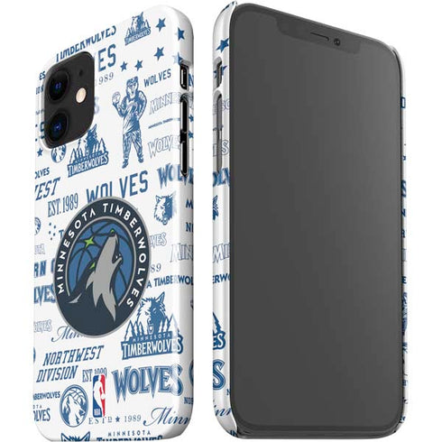 NBA Minnesota Timberwolves Historic Blast iPhone 12 Mini Lite Case