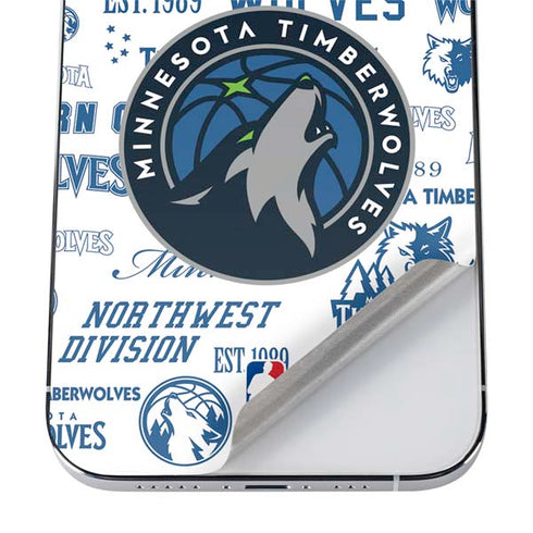 NBA Minnesota Timberwolves Historic Blast iPhone 12 Pro Skin