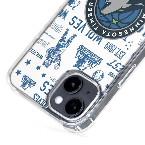 NBA Minnesota Timberwolves Historic Blast iPhone 13 MagSafe Case