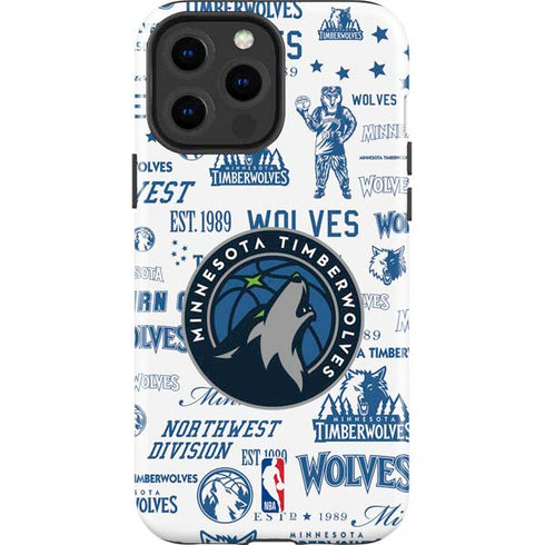 NBA Minnesota Timberwolves Historic Blast iPhone 13 Pro Max Impact Case