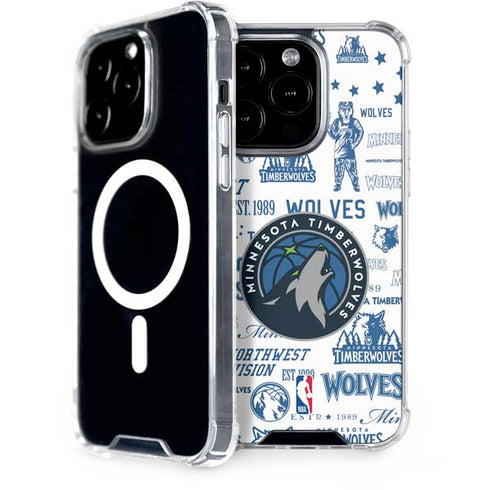 NBA Minnesota Timberwolves Historic Blast iPhone Cases