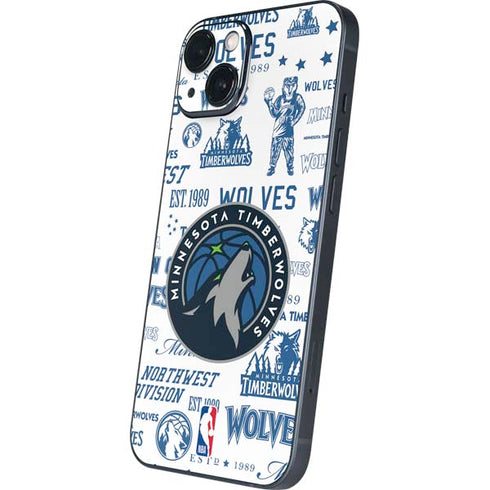 NBA Minnesota Timberwolves Historic Blast iPhone 14 Plus Skin
