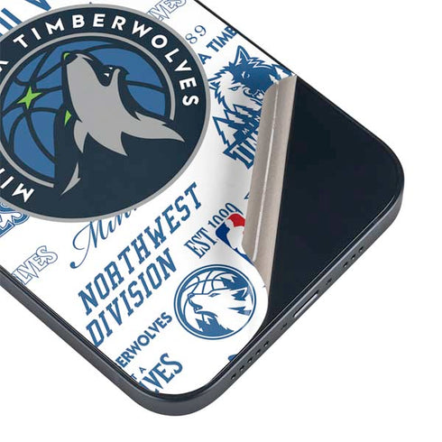 NBA Minnesota Timberwolves Historic Blast iPhone 14 Plus Skin