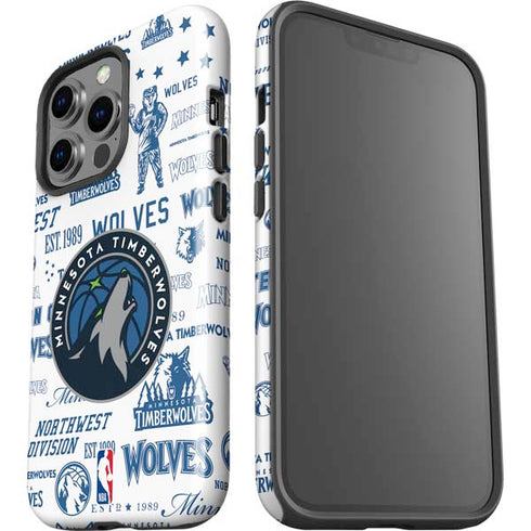 NBA Minnesota Timberwolves Historic Blast iPhone 14 Pro Impact Case