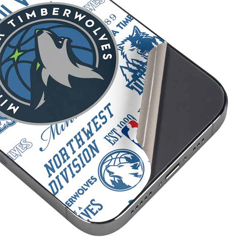 NBA Minnesota Timberwolves Historic Blast iPhone 14 Pro Skin