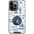 NBA Minnesota Timberwolves Historic Blast iPhone 15 Pro Clear Case