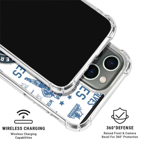 NBA Minnesota Timberwolves Historic Blast iPhone 15 Pro Clear Case
