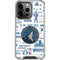 NBA Minnesota Timberwolves Historic Blast iPhone 15 Pro Max Clear Case