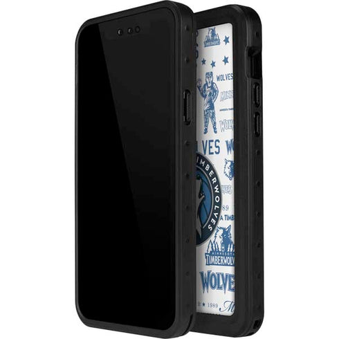 NBA Minnesota Timberwolves Historic Blast iPhone 15 Pro Waterproof Case