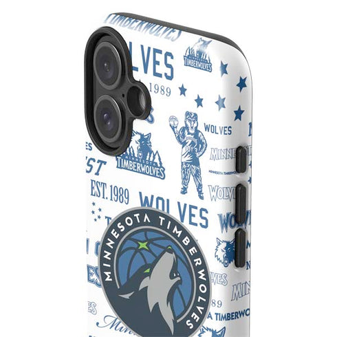 NBA Minnesota Timberwolves Historic Blast iPhone 16 Plus Impact Case