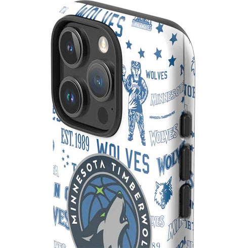NBA Minnesota Timberwolves Historic Blast iPhone 16 Pro Max Impact Case