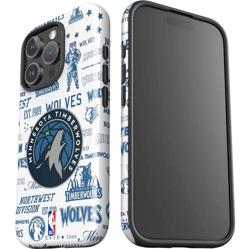 NBA Minnesota Timberwolves Historic Blast iPhone 16 Pro Max Impact Case