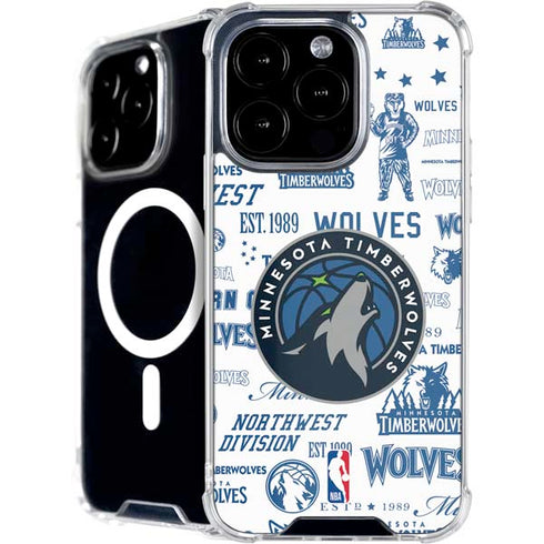 NBA Minnesota Timberwolves Historic Blast iPhone 16 Pro Max MagSafe Case