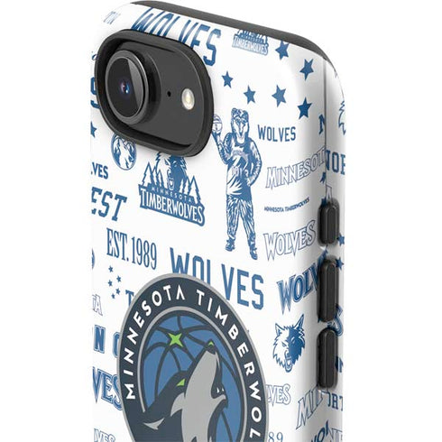 NBA Minnesota Timberwolves Historic Blast iPhone 16e Impact Case