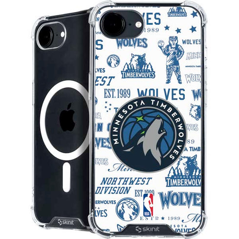 NBA Minnesota Timberwolves Historic Blast iPhone 16e MagSafe Case