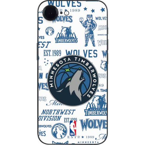 NBA Minnesota Timberwolves Historic Blast iPhone 16e Skin