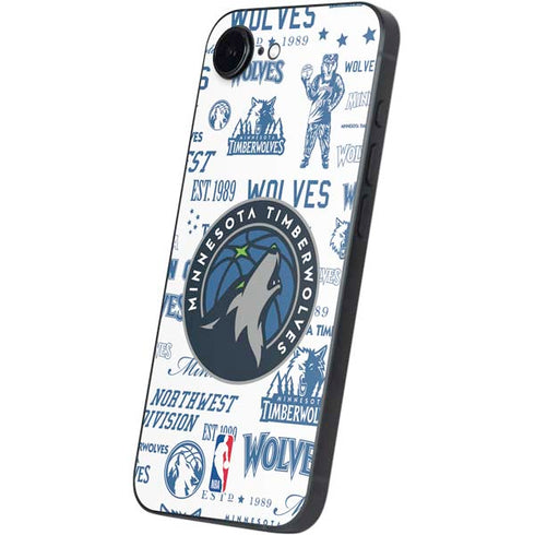 NBA Minnesota Timberwolves Historic Blast iPhone 16e Skin