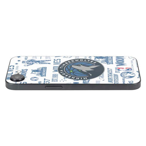 NBA Minnesota Timberwolves Historic Blast iPhone 16e Skin
