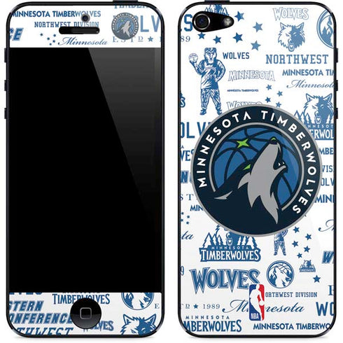 NBA Minnesota Timberwolves Historic Blast iPhone 5/5s/5SE Skin