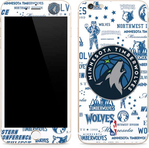 NBA Minnesota Timberwolves Historic Blast iPhone 6/6s Plus Skin