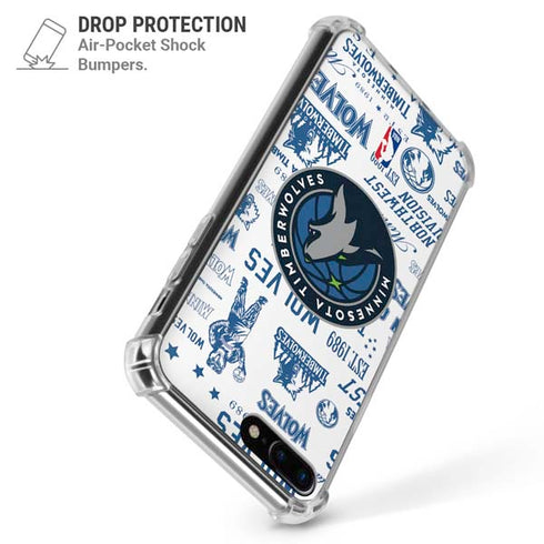 NBA Minnesota Timberwolves Historic Blast iPhone 7/8 Plus Clear Case
