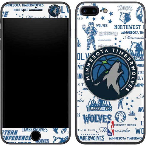 NBA Minnesota Timberwolves Historic Blast iPhone 8 Plus Skin