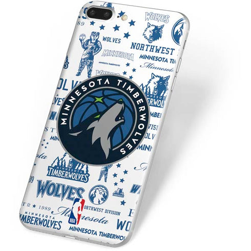 NBA Minnesota Timberwolves Historic Blast iPhone 8 Plus Skin