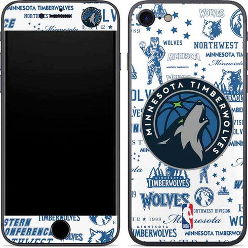 NBA Minnesota Timberwolves Historic Blast iPhone SE (2nd & 3rd Gen) Skin