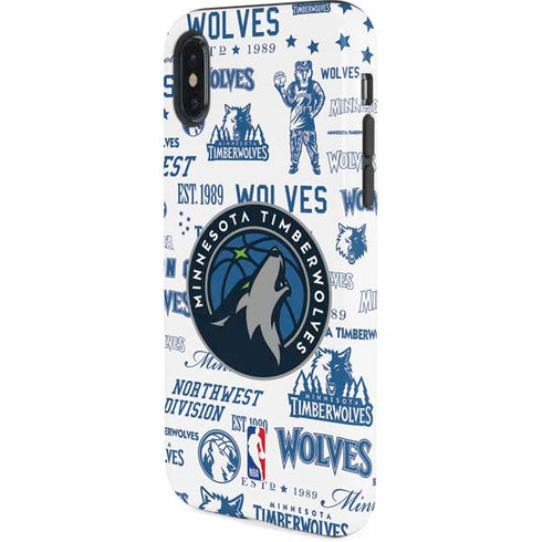 NBA Minnesota Timberwolves Historic Blast iPhone X Pro Case