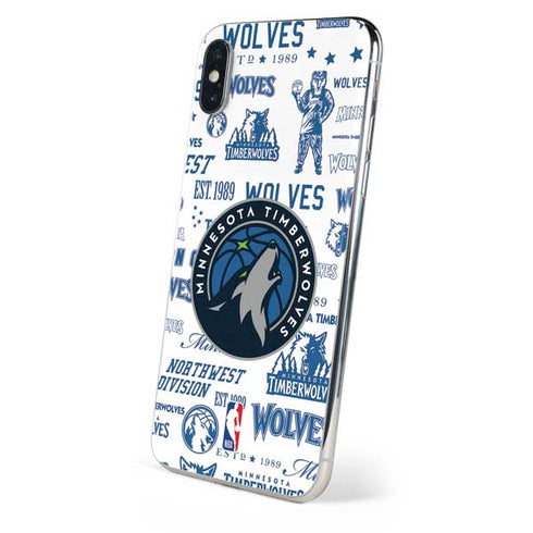 NBA Minnesota Timberwolves Historic Blast iPhone X Skin