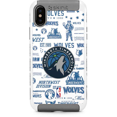 NBA Minnesota Timberwolves Historic Blast iPhone Cases